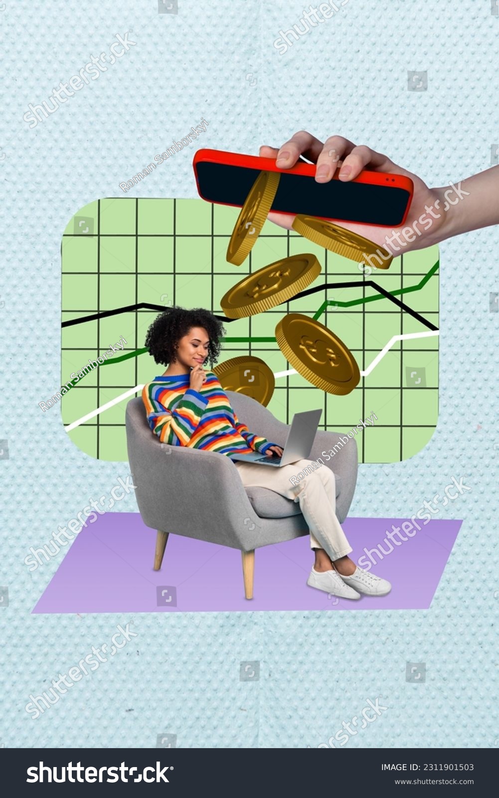 B